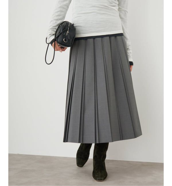 IENA「《WEB限定/追加》ストレッチプリーツスカート」|スカート|