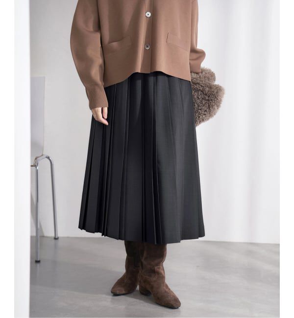 IENA「《WEB限定/追加》ストレッチプリーツスカート」|スカート|