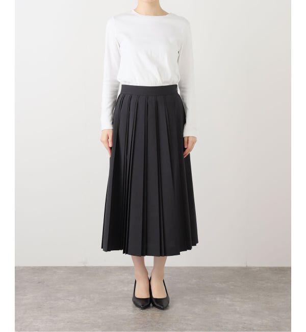 IENA「《WEB限定/追加》ストレッチプリーツスカート」|スカート|