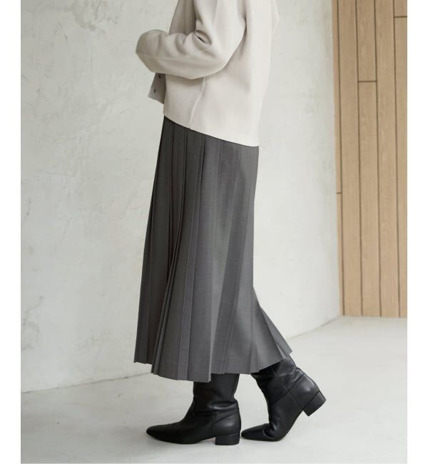 IENA「《WEB限定/追加》ストレッチプリーツスカート」|スカート|