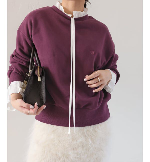 SLOBE IENA「Champion/チャンピオン SLOBE別注 クルーネックスウェット」|スウェット・ジャージ|