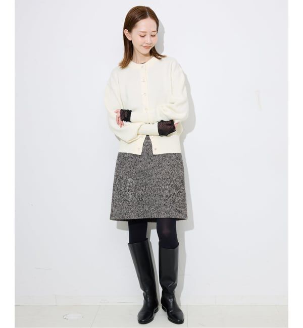 SLOBE IENA「ジャガードニットカーディガン」|カーディガン|