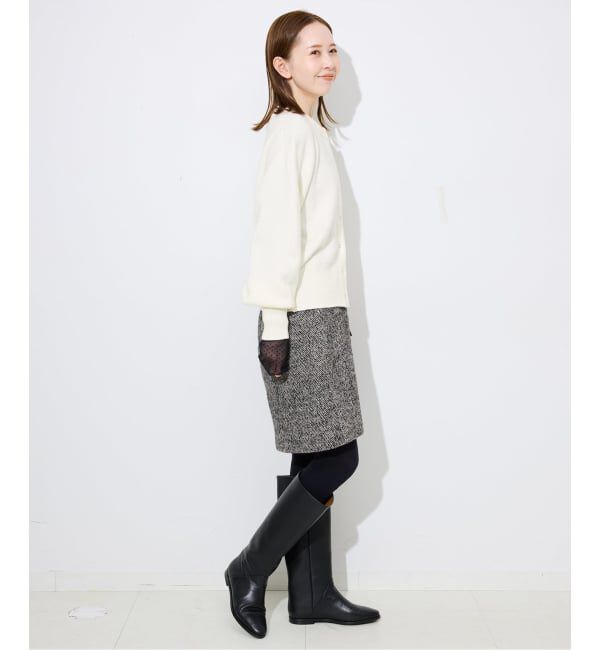 SLOBE IENA「ジャガードニットカーディガン」|カーディガン|