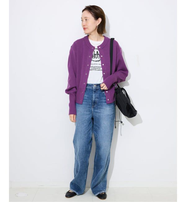 SLOBE IENA「ジャガードニットカーディガン」|カーディガン|