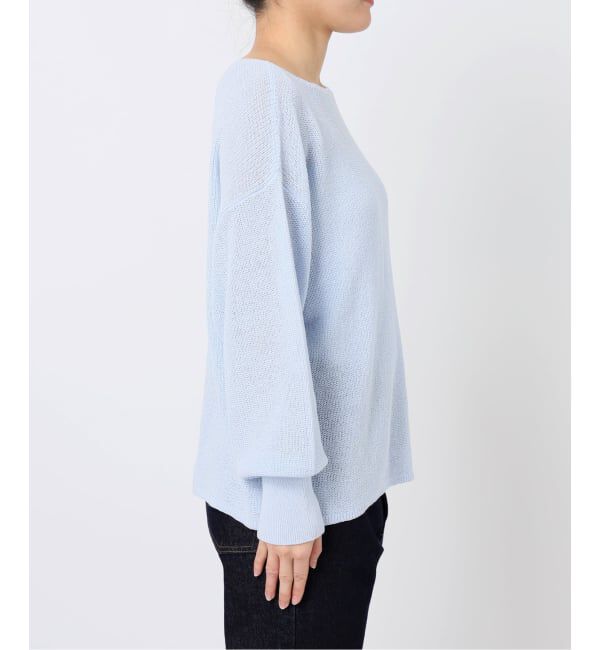 SLOBE IENA「《追加予約》リネン混畦ニット」|ニット・セーター|