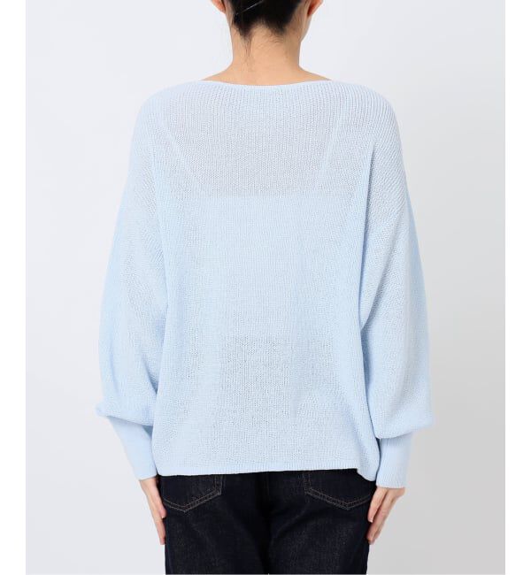 SLOBE IENA「《追加予約》リネン混畦ニット」|ニット・セーター|