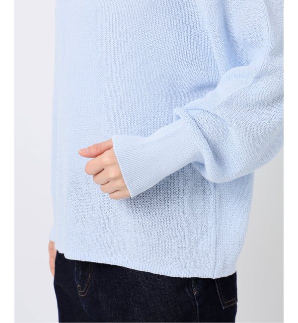 SLOBE IENA「《追加予約》リネン混畦ニット」|ニット・セーター|