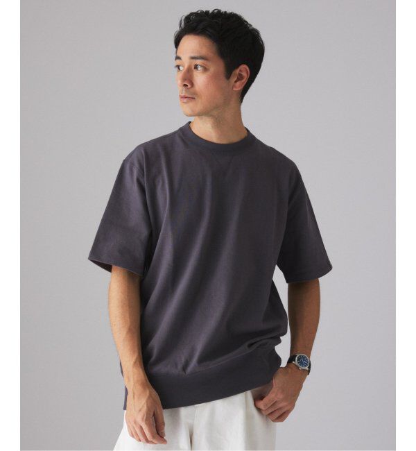 EDIFICE「LOOPWHEELER for LOWERCASE ツリテンジク スウェット型 ワイドTシャツ」|Tシャツ・カットソー|