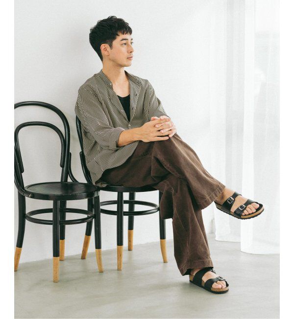 EDIFICE「パターンデシンスタンドカラーシャツ」|シャツ・ブラウス|