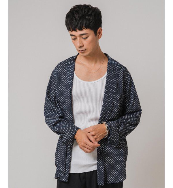 EDIFICE「パターンデシンスタンドカラーシャツ」|シャツ・ブラウス|