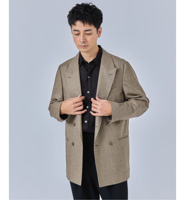 EDIFICE「COUTURE D&rsquo;ADAM (クチュール ド アダム) Gunclubcheck ジャケット(ダブル)」|テーラードジャケット|