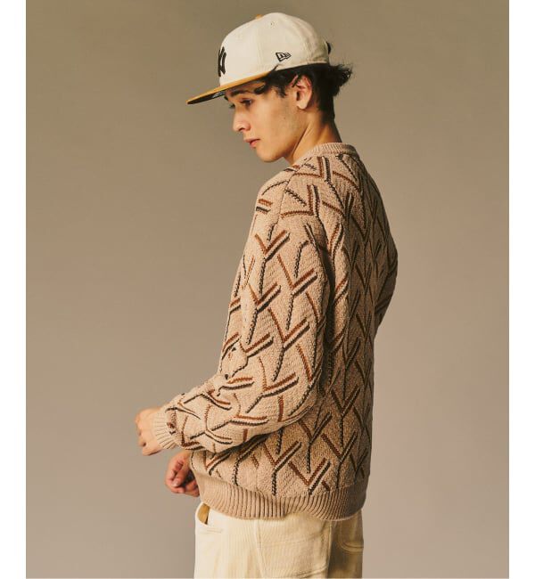 417 EDIFICE「ジオメ ジャガードニットクルー」|ニット・セーター|