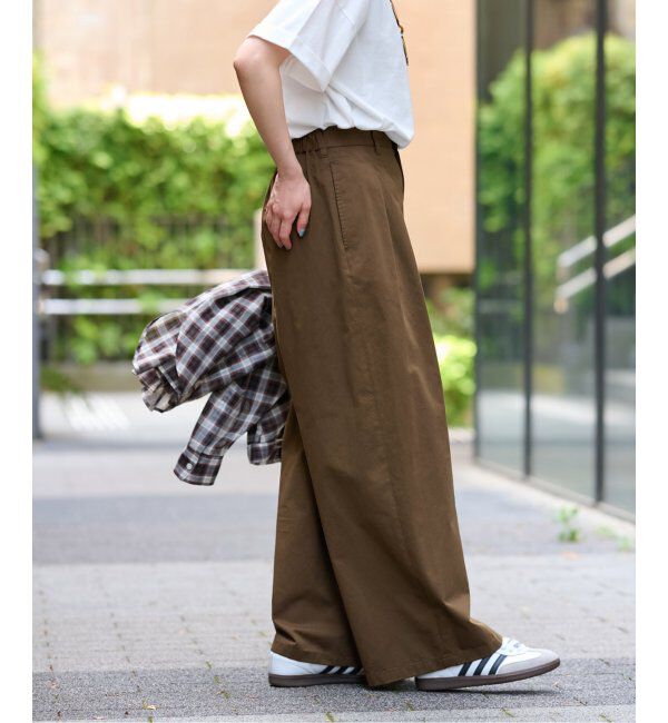 JOURNAL STANDARD relume「コットンインタックパンツ」|チノ|