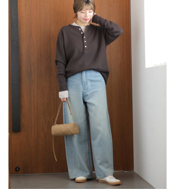 JOURNAL STANDARD relume「別注【Hanes / ヘインズ】ワッフルヘンリーネックプルオーバー」|Tシャツ・カットソー|