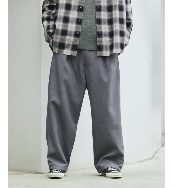 JOURNAL STANDARD「ダブル クロス オーバー パンツ」|スラックス|