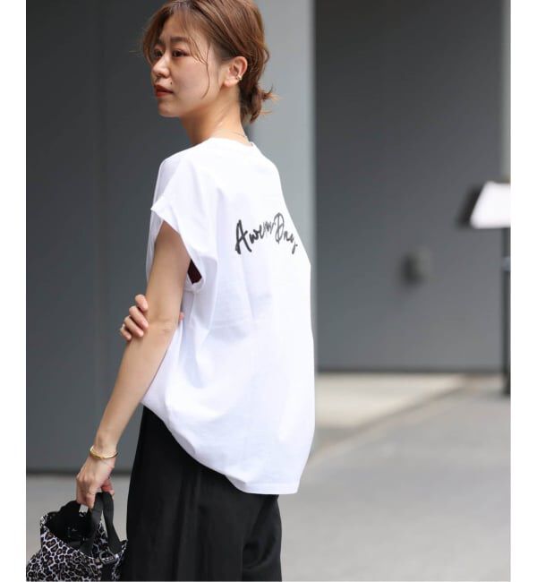 JOURNAL STANDARD relume「《追加3》刺繍ロゴフレンチTEE」|Tシャツ・カットソー|