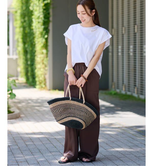 JOURNAL STANDARD relume「《追加3》刺繍ロゴフレンチTEE」|Tシャツ・カットソー|