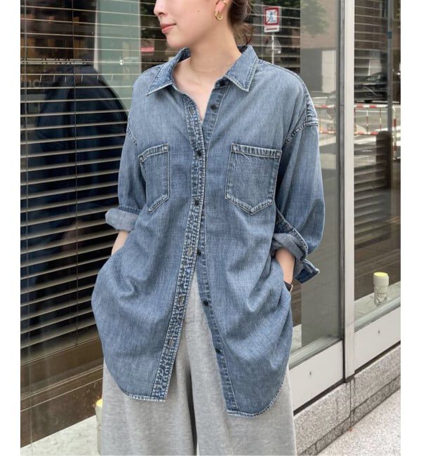 JOURNAL STANDARD「《追加2》ライトオンスデニムシャツ」|シャツ・ブラウス|