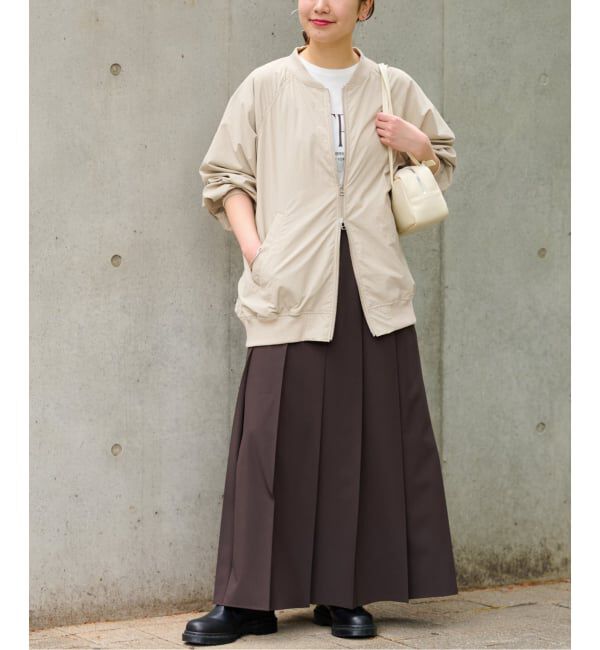 JOURNAL STANDARD relume「《追加》ウォッシャブルナイロンダブルジップMA-1」|ブルゾン・スタジャン|