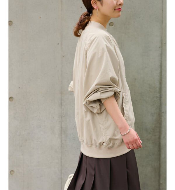 JOURNAL STANDARD relume「《追加》ウォッシャブルナイロンダブルジップMA-1」|ブルゾン・スタジャン|