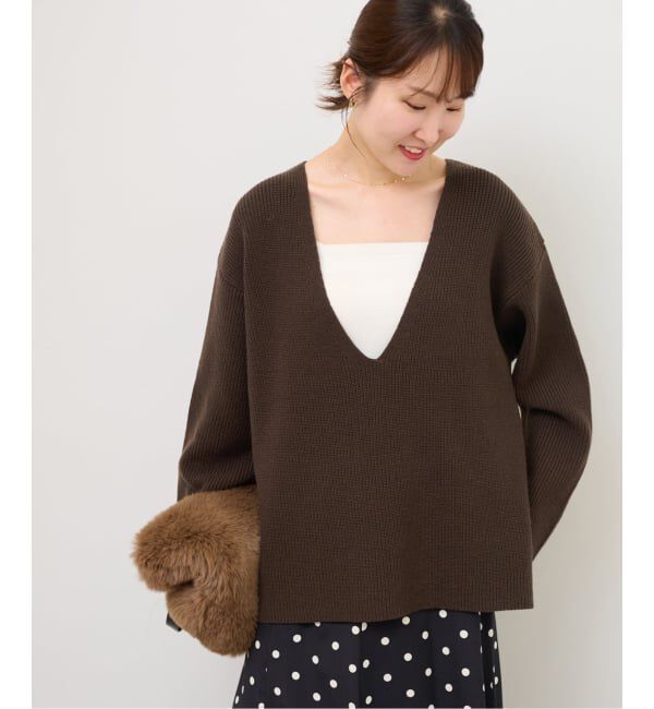 JOURNAL STANDARD relume「【MULTI FUNC+】Vネックプルオーバー」|ニット・セーター|