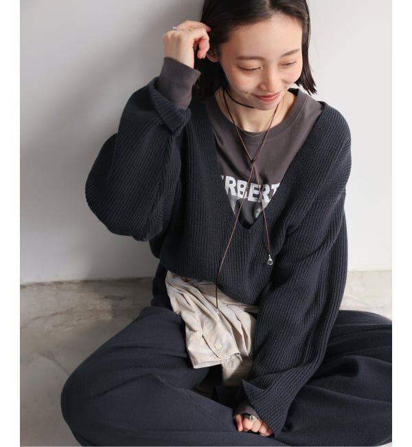 JOURNAL STANDARD relume「【MULTI FUNC+】Vネックプルオーバー」|ニット・セーター|