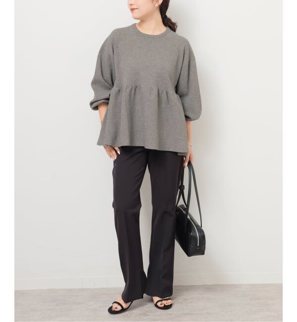 JOURNAL STANDARD relume「《WEB限定追加》ウォッシャブルペプラムプルオーバー」|ニット・セーター|