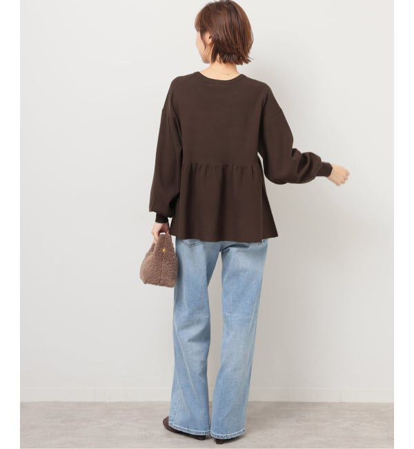 JOURNAL STANDARD relume「《WEB限定追加》ウォッシャブルペプラムプルオーバー」|ニット・セーター|