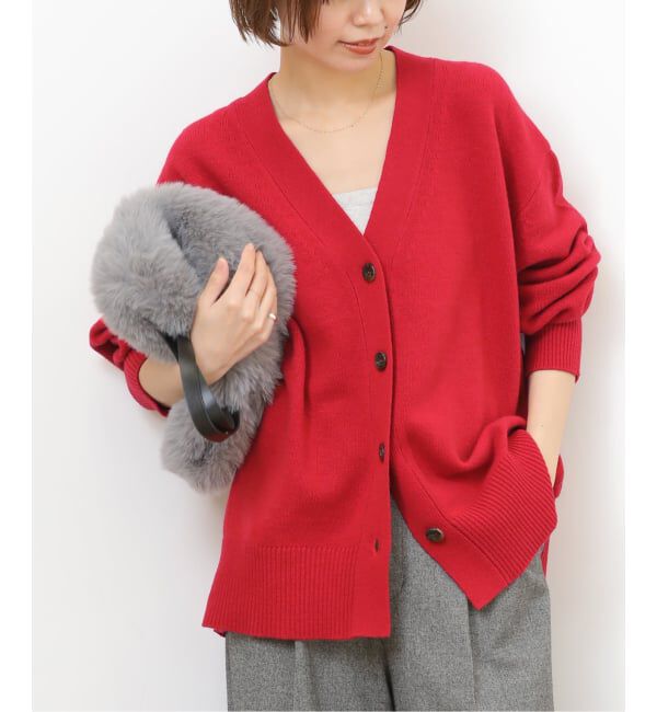 JOURNAL STANDARD relume「《追加2》ハミルトンウールVカーディガン」|カーディガン|レッド