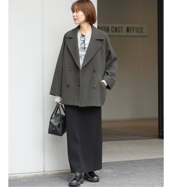 JOURNAL STANDARD relume「《WEB限定追加》尾州ウールショートPコート」|ピーコート|