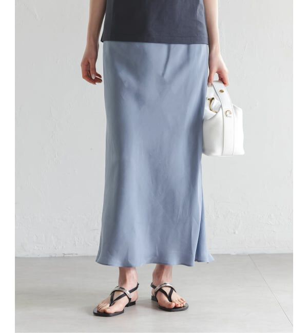 NOBLE「《追加2》キュプラナローAラインスカート」|スカート|