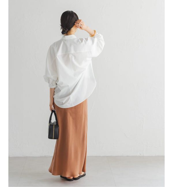 NOBLE「《追加2》キュプラナローAラインスカート」|スカート|