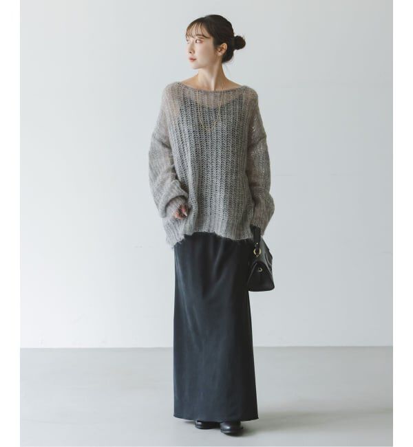 NOBLE「モヘヤウールシアープルオーバー」|ニット・セーター|