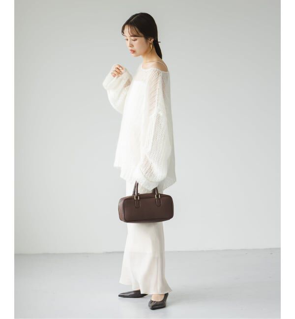 NOBLE「モヘヤウールシアープルオーバー」|ニット・セーター|