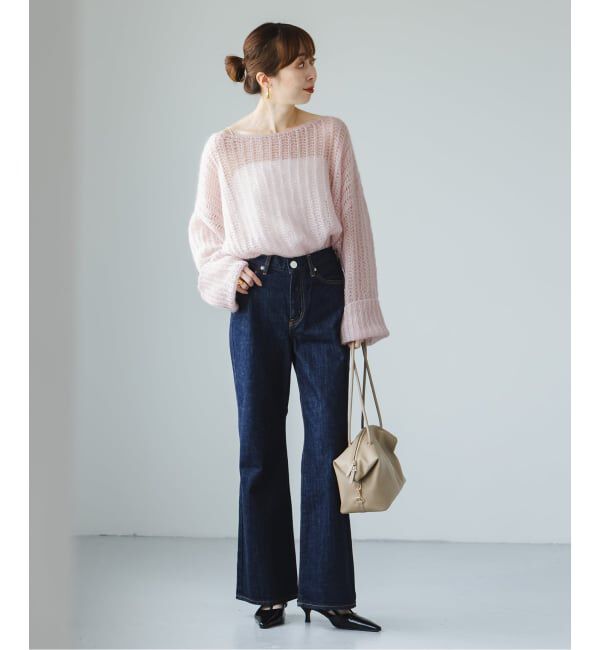 NOBLE「モヘヤウールシアープルオーバー」|ニット・セーター|