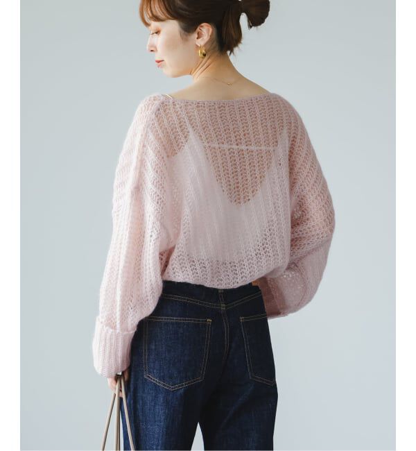 NOBLE「モヘヤウールシアープルオーバー」|ニット・セーター|