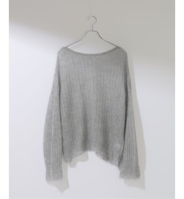 NOBLE「モヘヤウールシアープルオーバー」|ニット・セーター|