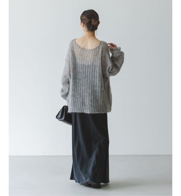 NOBLE「モヘヤウールシアープルオーバー」|ニット・セーター|