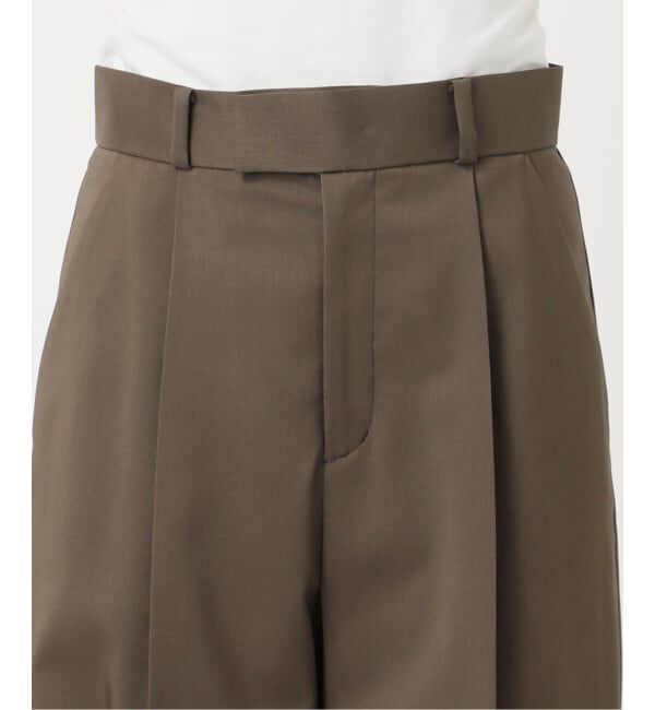 NOBLE「《追加》【洗える】エステルツイルストレッチスラックスパンツ 8」|スラックス|