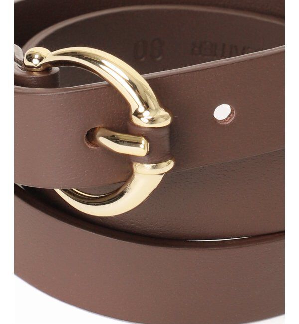 NOBLE「LEFIJE/レフィエ ゴールドラウンドバックルベルト」|ベルト|