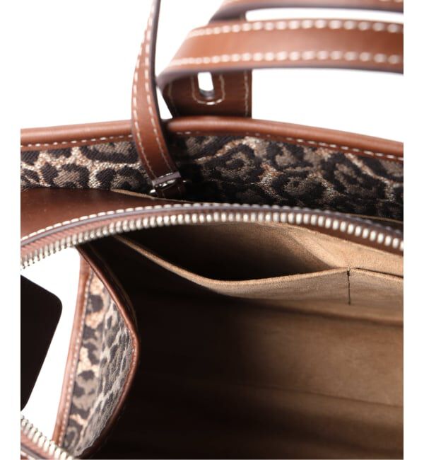 Spick and Span「《一部店舗+WEB限定》A VACATION/ア ヴァケーション SABRINA BROWN LEO」|トートバッグ|