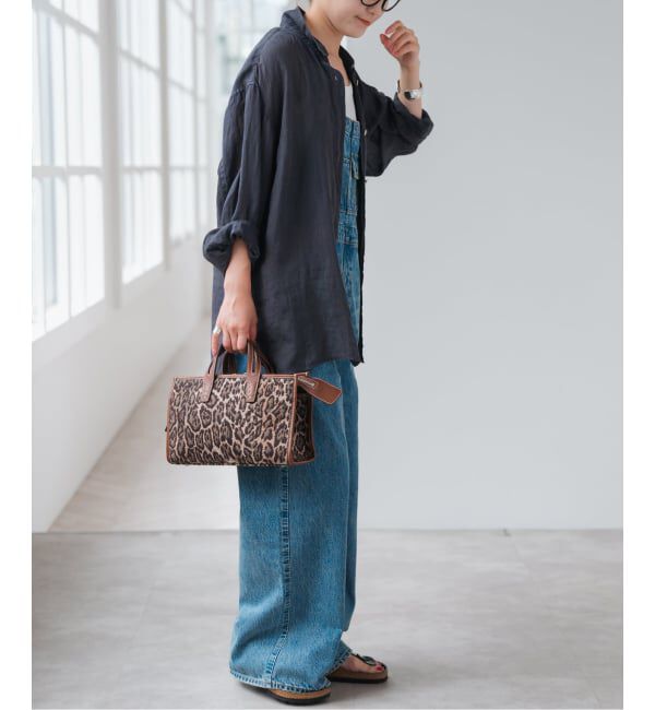 Spick and Span「《一部店舗+WEB限定》A VACATION/ア ヴァケーション SABRINA BROWN LEO」|トートバッグ|