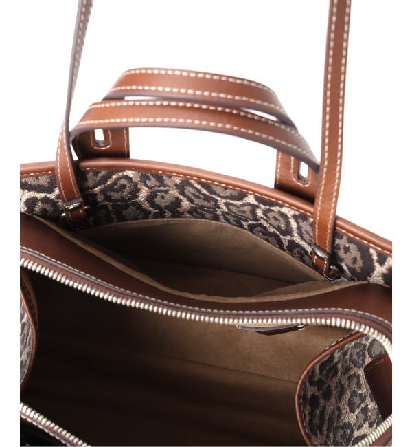 Spick and Span「《一部店舗+WEB限定》A VACATION/ア ヴァケーション SABRINA BROWN LEO」|トートバッグ|