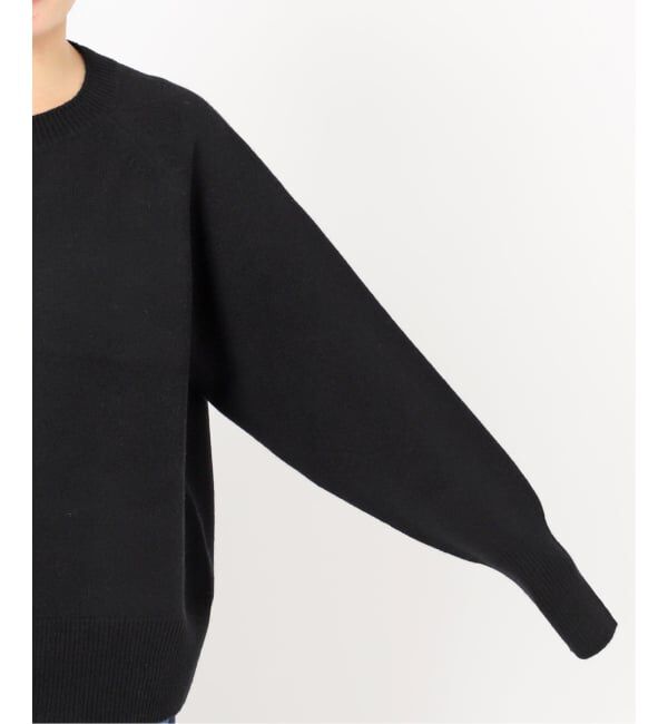 Spick and Span「《WEB限定カラー有り》ウールカシミヤ ラグランクルーネックニット」|ニット・セーター|