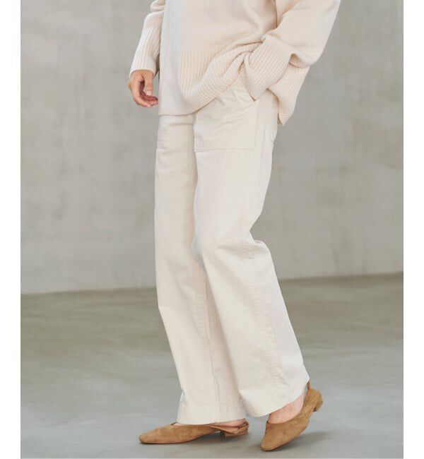 Spick and Span「《追加2》ルーズベイカーパンツ」|カーゴ|