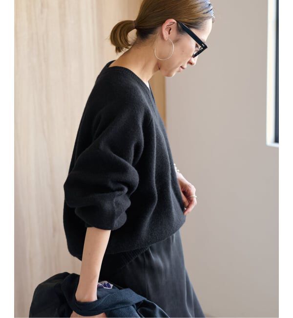 FRAMeWORK「≪WEB限定 / 追加≫AQUA Vネックプルオーバー」|ニット・セーター|