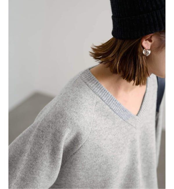 FRAMeWORK「≪WEB限定 / 追加≫AQUA Vネックプルオーバー」|ニット・セーター|