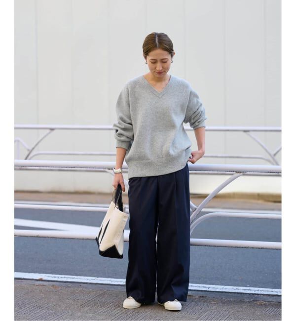 FRAMeWORK「≪WEB限定 / 追加≫AQUA Vネックプルオーバー」|ニット・セーター|