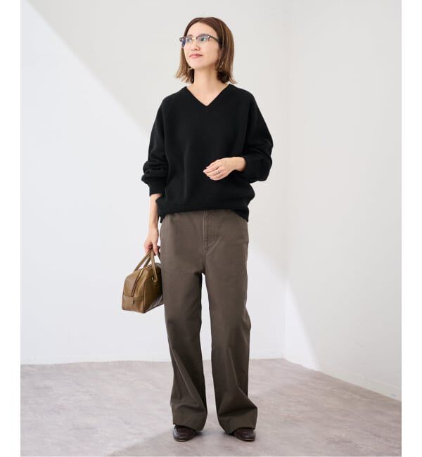 FRAMeWORK「≪WEB限定 / 追加≫AQUA Vネックプルオーバー」|ニット・セーター|