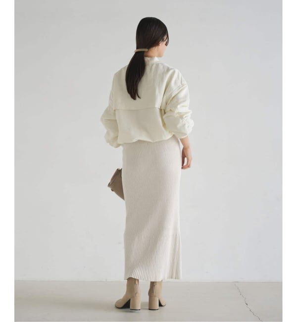 NOBLE「《追加2》リブニットタイトスカート」|スカート|